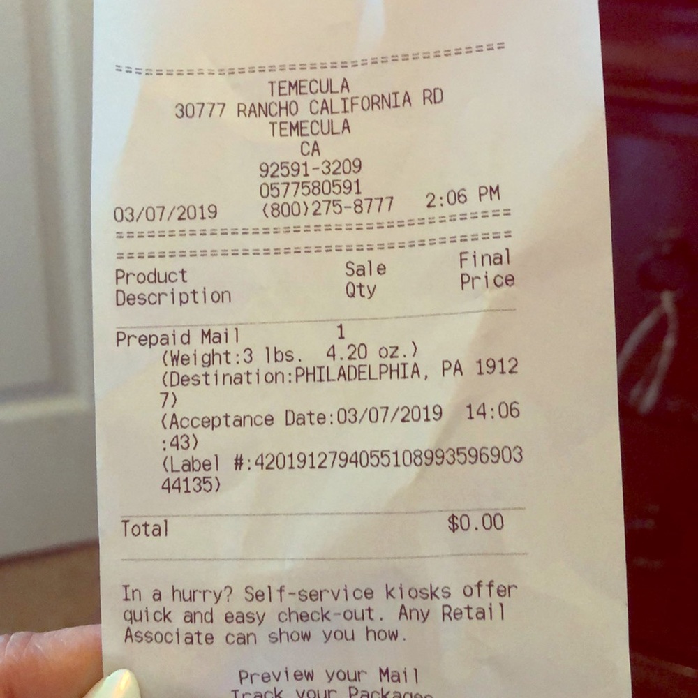 Tracking Proof Label - image 1